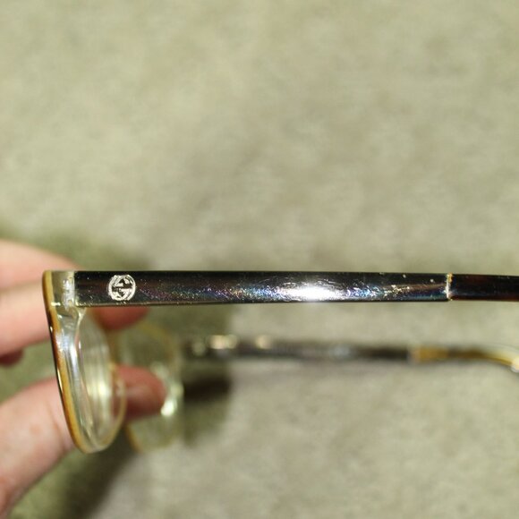 Gucci GG3678 Tortoise Shell and Metal Prescription Glasses Frames w Case - Picture 9 of 12